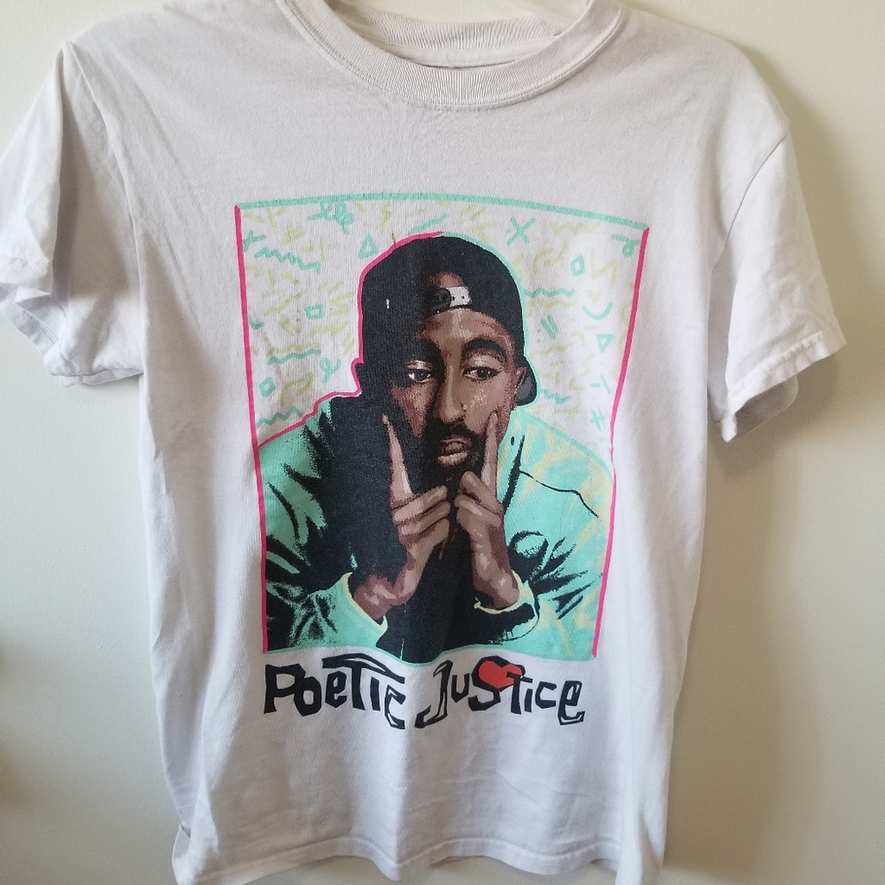 2/$20 t-shirts 2pac poetic justice graphic t-shirt